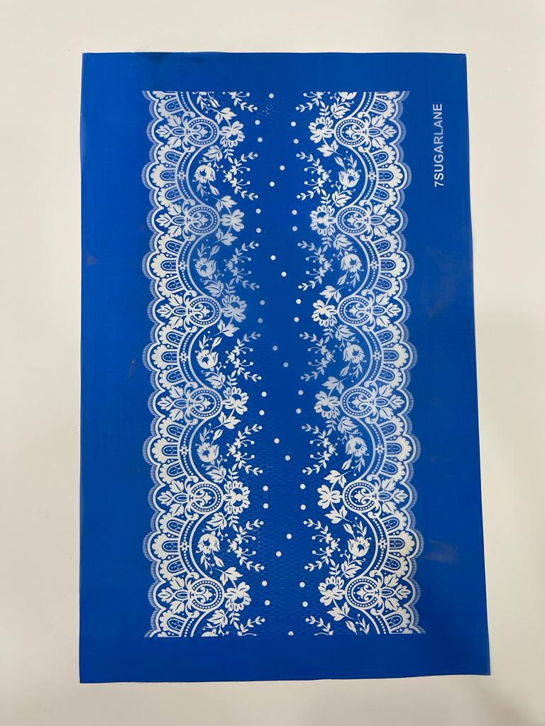 Shabby chic lace Mesh Stencils