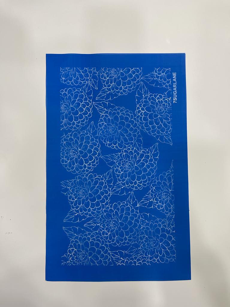 Marigold fields Mesh Stencils