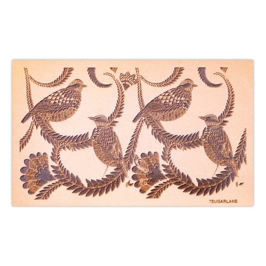 EMBOSSING MATS  ORNAMENTAL BIRDS