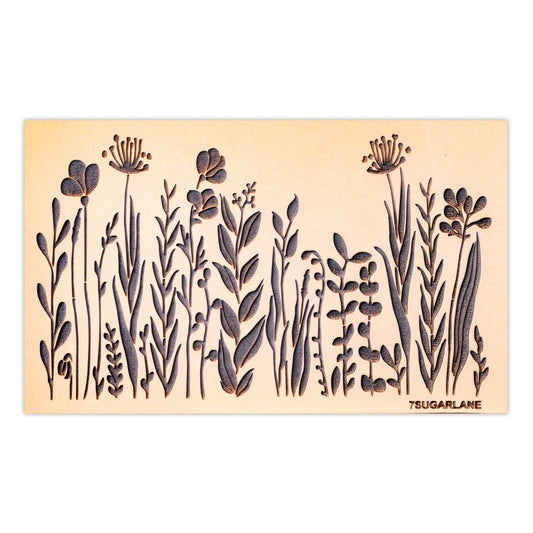 EMBOSSING MATS   WILD FLOWERS