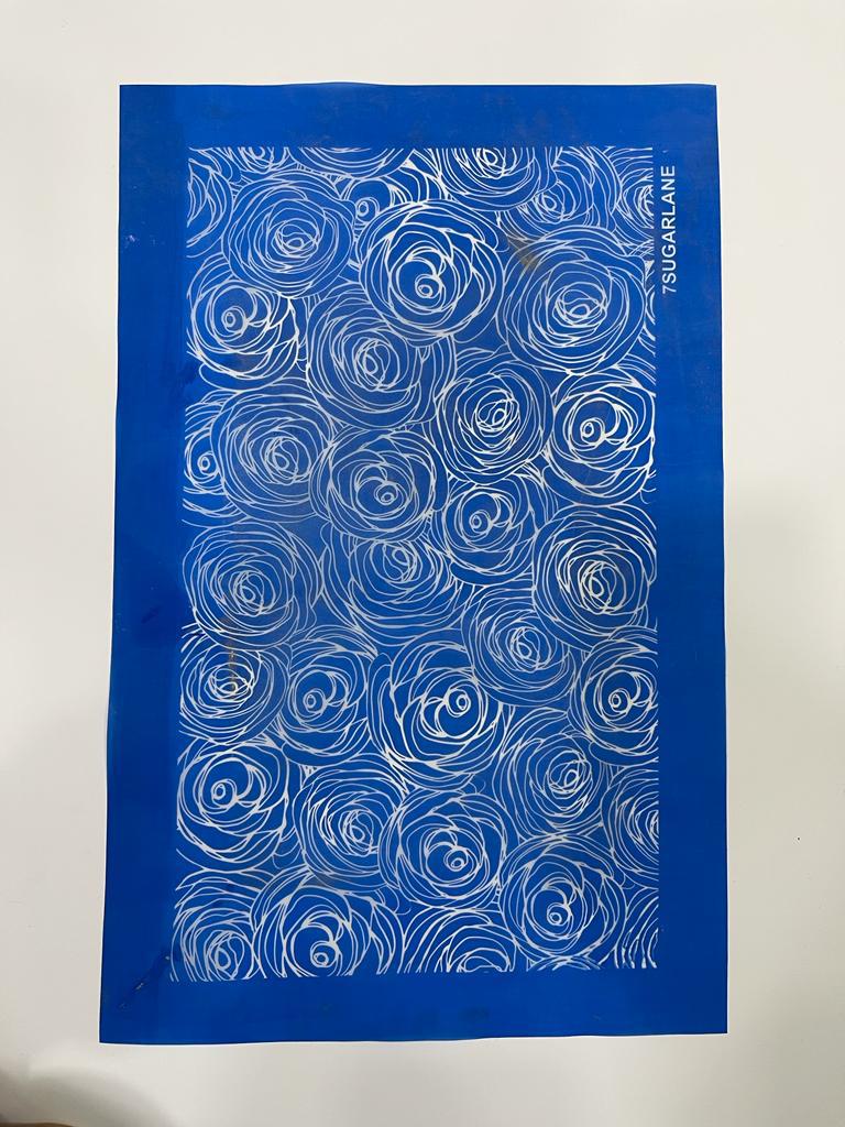 Circle rosettes Mesh Stencils