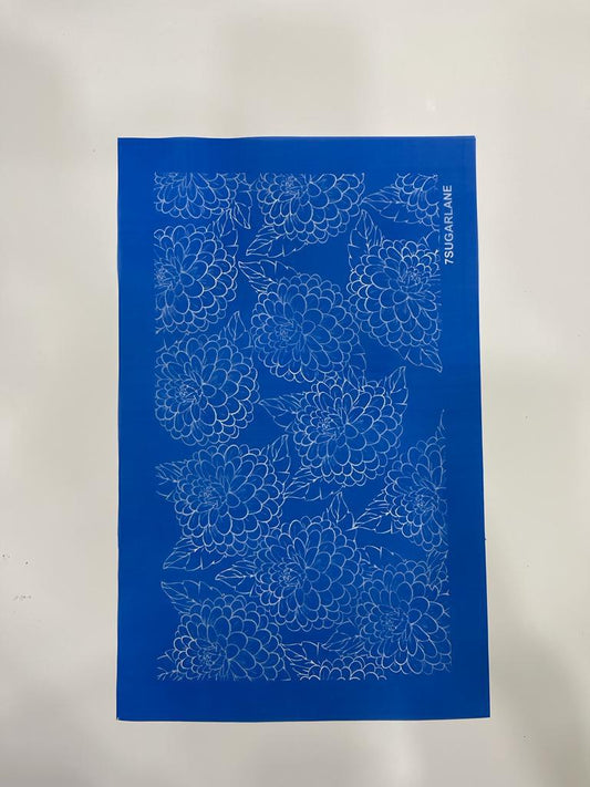 Marigold fields Mesh Stencils