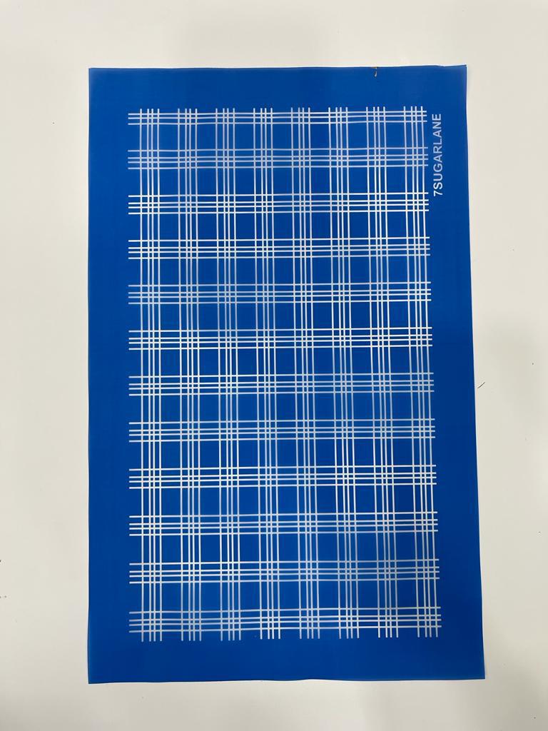 Striped wall Mesh Stencils