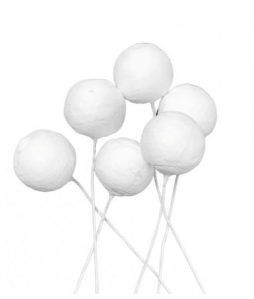 Floral Essentials Styrofoam Buds Round 32Mm Pack Of 10