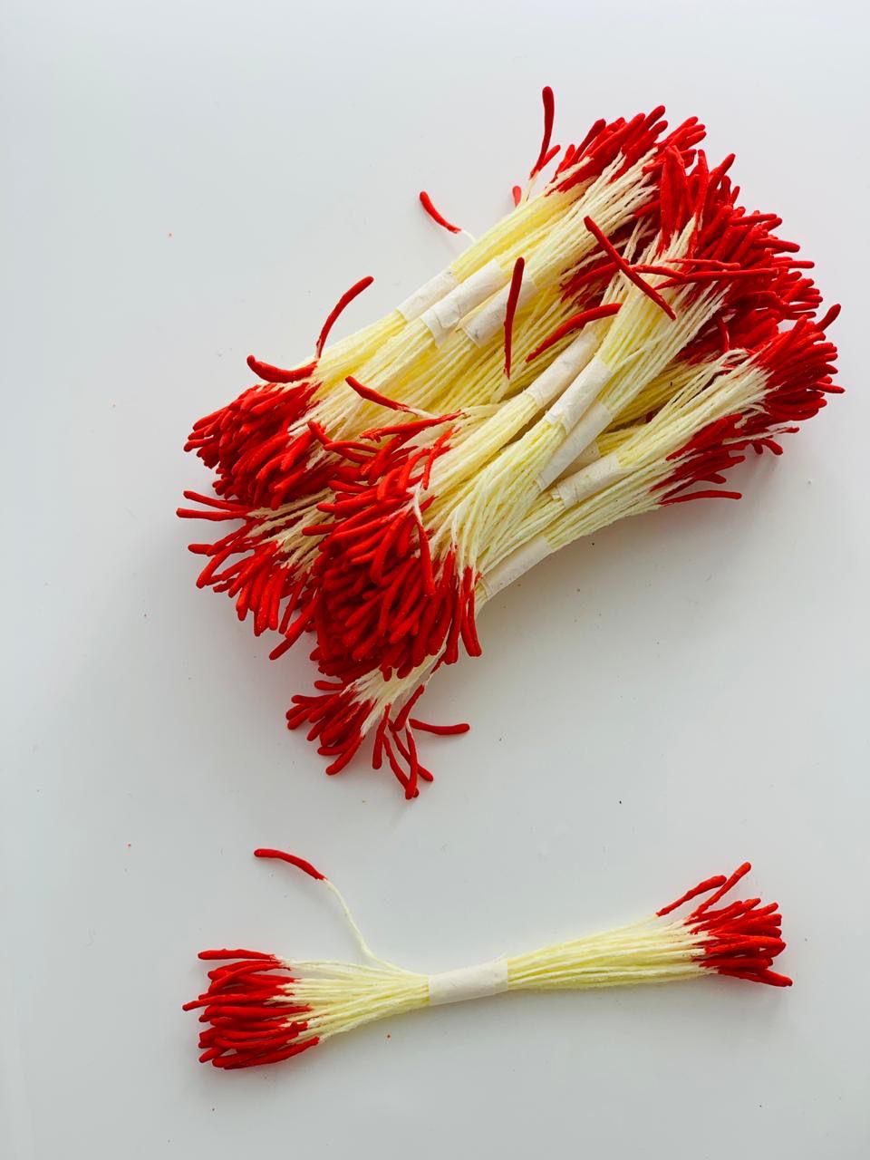 Floral Essentials Stamens/Pollens Pack Of 25Pcs Red Rice