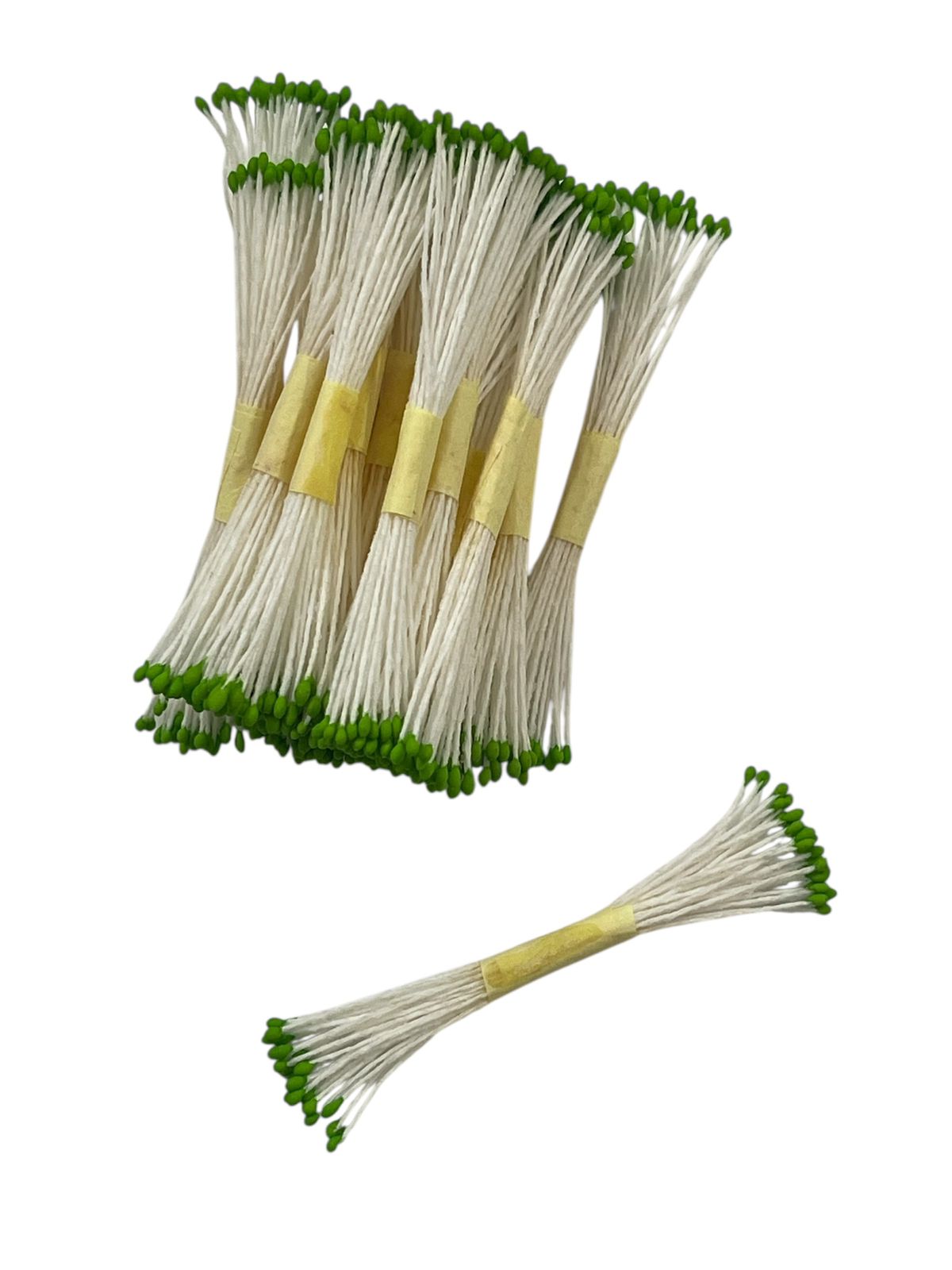 Floral Essentials Stamens/Pollens Pack Of 10Pcs Pale Green Rice