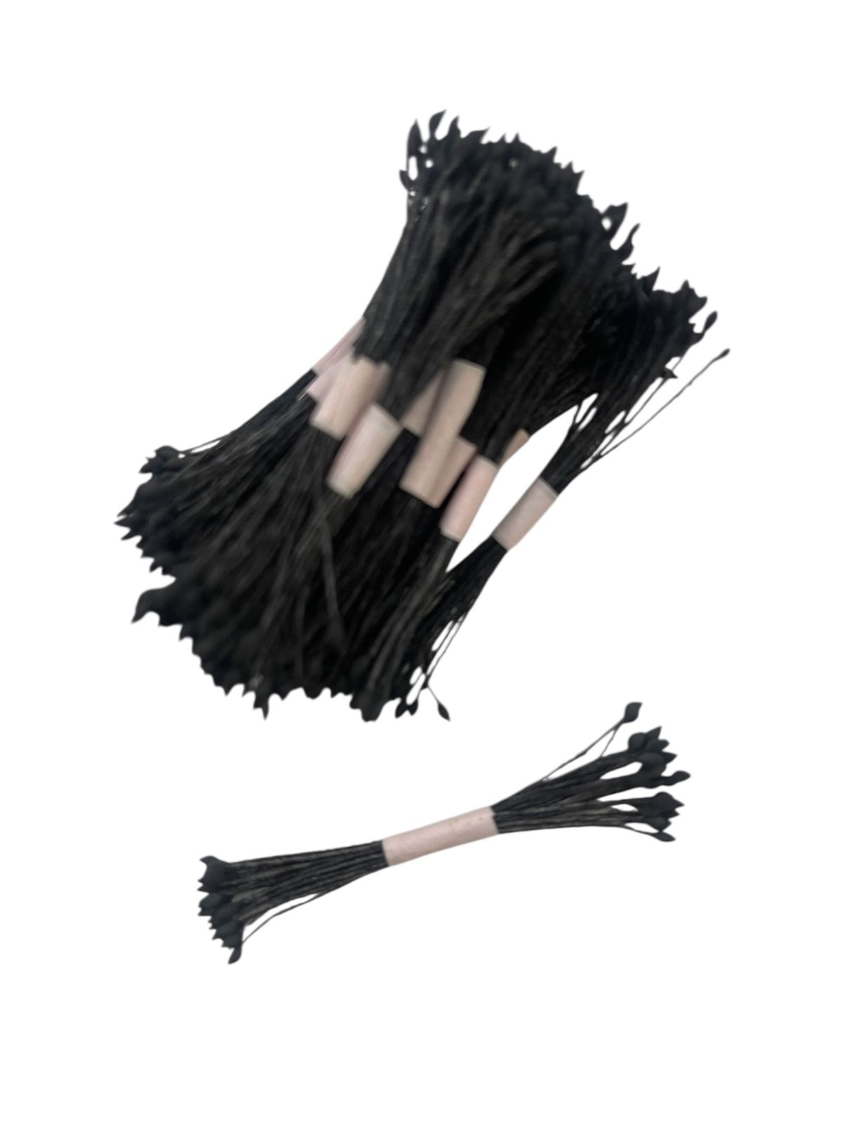 Floral Essentials Stamens/Pollens Pack Of 100 Pcs Black Wire