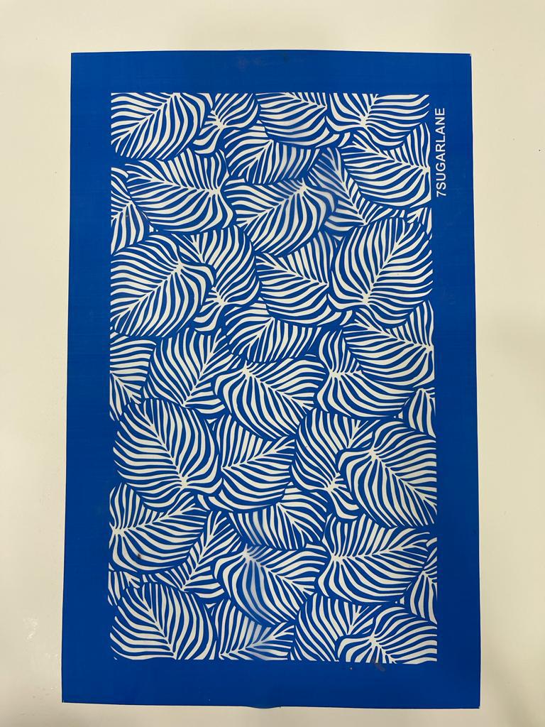 Tropical Leaf Mesh Stencils