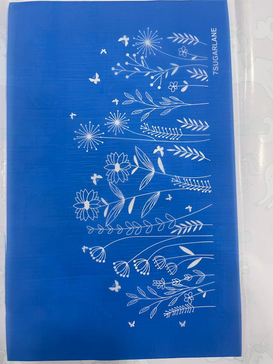 Flower medley Mesh Stencils